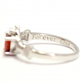 Кладдахское ирландское кольцо с надписью Forever Love купить